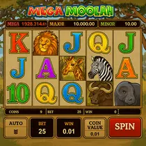 Goldex - Mega Moolah Progressive Jackpot Slot - Microgaming